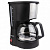 Кофеварка DELTA LUX DL-8161 чёрная, 600Вт, 600мл (6 чашек)