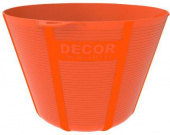 Емкость DECOR для гипса G2, 0,67 л, высокая оранжевая (32шт/160шт) Новосиб