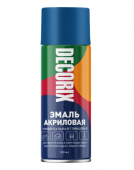Эмаль аэроз.СИГНАЛЬНЫЙ СИНИЙ глянец (RAL5005) 520 мл DECORIX