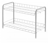 Этажерка ЭТ3/С серый 660х280х440 мм, 2 полки (НИКА)