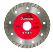 Диск алмазный DIAFORCE TURBO 115х22,23х8х2,0 мм сухой рез