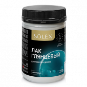 ЛАК для мебели и декора SOLEX ГЛЯНЦЕВЫЙ 0,25кг (12)		
