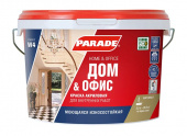 Краска акрил."PARADE"W4 (нов.диз)бел.мат.9л база А