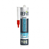 Герметик REFIT (CN) силиконовый санитарный белый, 260мл (24)
