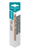 Сверло по металлу, 3-гр. хвост.,  9,5х125мм, HSS-Co, Р6М5К5, 1шт/уп, RENNBOHR COBALT CARD