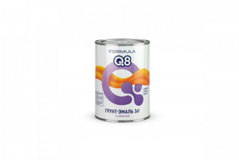 Грунт-эмаль по ржавчине (3 в 1) зеленая 0,9 кг FORMULA Q8