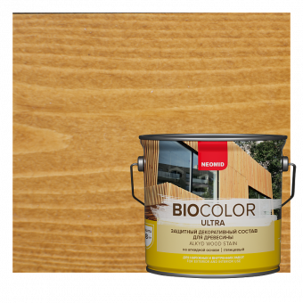 BIO COLOR ULTRA защитный декоративный состав для древесины Дуб  (2,7 л)