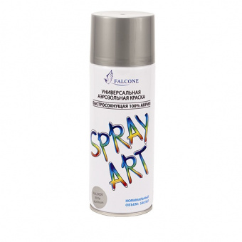 Аэрозольная краска SPRAY ART  Алюмиево-белый (перламутр) RAL 9006