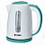 Чайник DELTA 1,7л DL-1106 белый с мятным, 2200 Вт