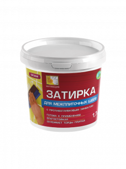 Затирка белая 1,7кг ведро Ижевск (уп 12)