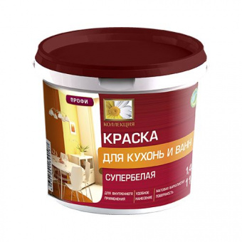 ВД краска Коллекция д/кухонь и ванн 3 кг.ведро(4)