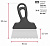 Шпатель ЭКСПЕРТ зубчатый 4х4 150 АКОР (30)