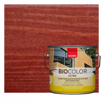 BIO COLOR ULTRA защитный декоративный состав для древесины Махагон (2,7 л)