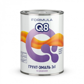 Грунт-эмаль по ржавчине (3 в 1) оранжевая 0,9 кг FORMULA (14)