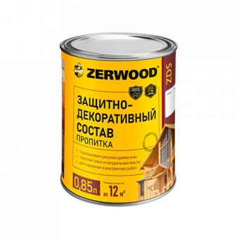 Защитно-Декор.состав ZERWOOD ZDS/сосна  0,85л (14) алк