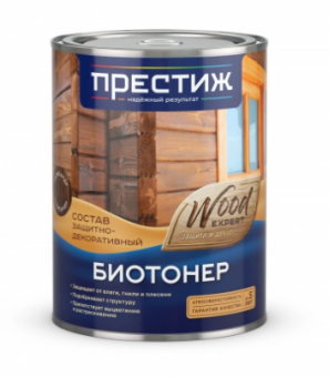 БИОТОНЕР Состав защитно-декоративный СОСНА  0,9 л.ПРЕСТИЖ ДЕРЕВО