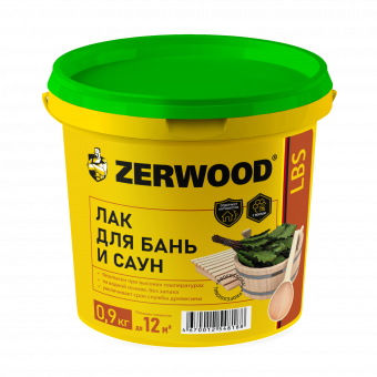 Лак ZERWOOD LBS/акрил для бань и саун  0.9 кг (с воском) (9)