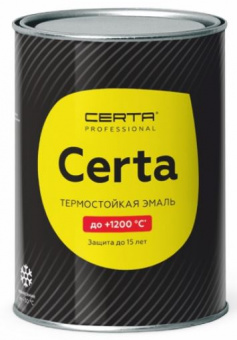 Эмаль термо БЕЛАЯ 0,8 кг 400°С (RAL 9003) ЦЕРТА (6)