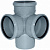 Крестовина 50*50*50*90 ПП  2-х пл /1уп.-100/